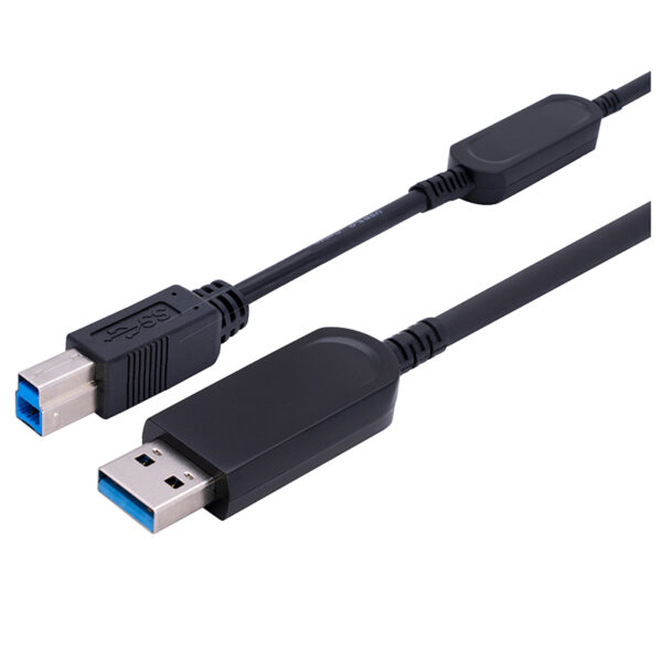 USB 3.1 AM to BM Active Optical Cable backward compatible