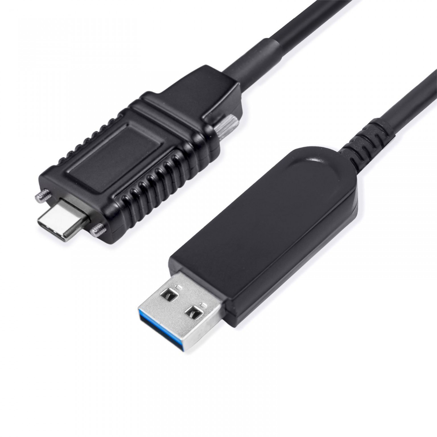 USB 3.1 AM to USB-C Active Optical Cable backward compatible With Screw 1