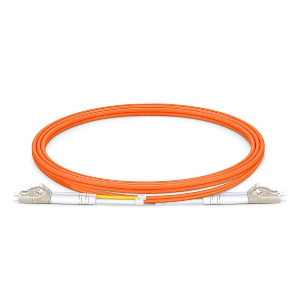1.LC-UPC-to-LC-UPC-Duplex-OM1-Multimode-PVC-OFNR-2.0mm-Fiber-Optic-Patch-Cable