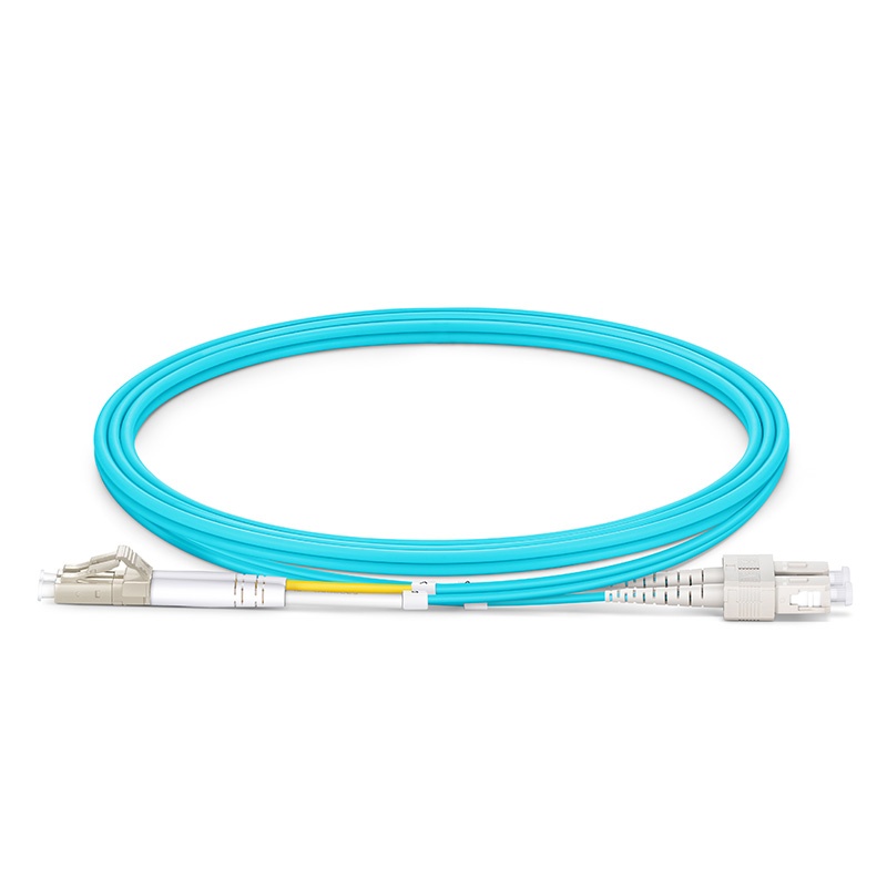 10.LC-UPC-to-SC-UPC-Duplex-OM4-Multimode-PVC-OFNR-2.0mm-Fiber-Optic-Patch-Cable