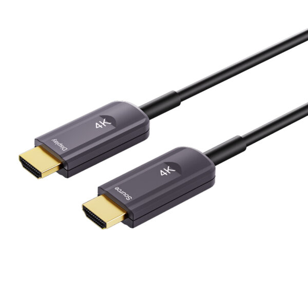 HDMI 2.0 Type A to Type A 15m (50ft) Active Optical Cable, 4K@60Hz, 18Gbps, CE & FCC Compliant