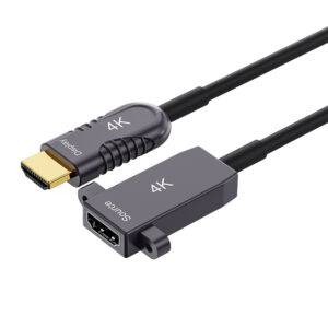 HDMI 2.0 Female to Male 10m(33ft) Active Optical Cable, 4K@60Hz, 18Gbps, up to 30 m, for HDMI Extension and System Integration