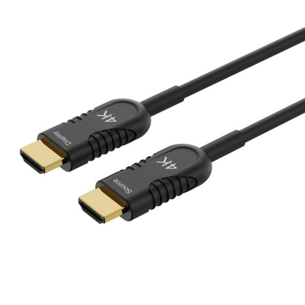 HDMI 2.0 Type A to Type A 10m(33ft) Active Optical Cable (Overmolded), 4K@60Hz, 18Gbps, for Professional AV Installations