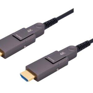 HDMI 2.0 Detachable Type D-D 10M(33ft) Active Optical Cable, 18Gbps 4K@60Hz