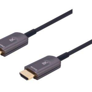 HDMI 2.1 A–A 10M(33ft) Active Optical Cable, 8K@60Hz, 48Gbps, CE & FCC Compliant