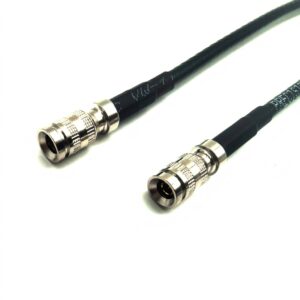 CoaXPress 6G/12G Industrial Camera Cable, 12.5Gbps, DIN 1.0/2.3 to DIN 1.0/2.3