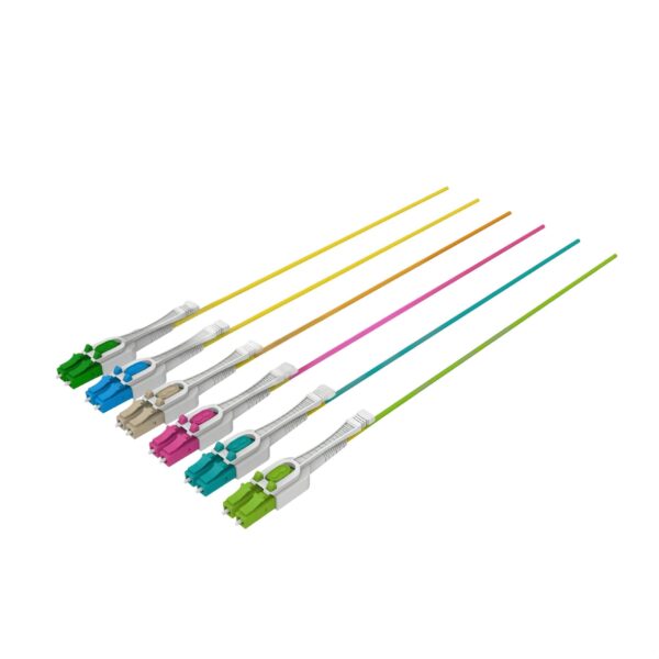 LC Uniboot EZCONN Duplex Fiber Optic Patch Cord, Reversible Design, for High-Density Data Center Applications