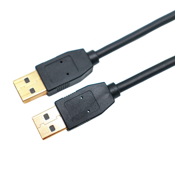 USB 3.2 Gen 1 Type A Male to Type A Male 0.5M(1.64ft) Copper Cable, 5Gbps High-Speed for AV & Industrial Systems