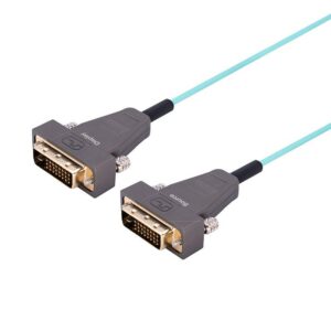 DVI-D Single-Link Male to Male 10M(33ft) OM3 Pure Fiber Cable, 10.2Gbps, 1080P
