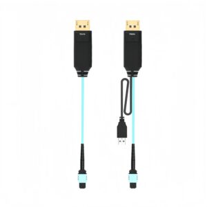 USB 3.2 Gen 2x1 Type A Male to Type A Male 10M(33ft) MPO Pure Fiber Cable, 10Gbps, OM3/OM4 Multimode