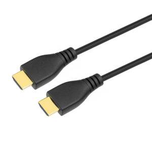 HDMI 2.0 AM to AM Passive Copper Cable 0.5M(1.64ft), 18Gbps, 4K@60Hz, Overmolded Plug for Professional AV, Broadcast & Home Theater Applications