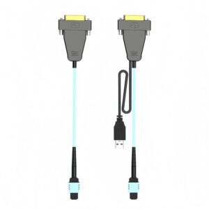 DVI-D Single-Link Male to Male 10M(33ft) OM3/OM4 Pure Fiber Optic Cable, 10.2Gbps, 1080P, MPO Interface