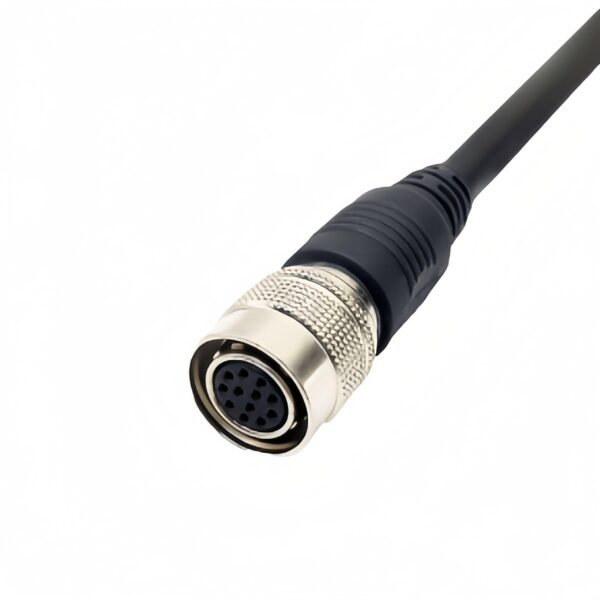HRS HR10A-10P-12S 12Pin Industrial Camera I/O Cable for Trigger & Power Applications