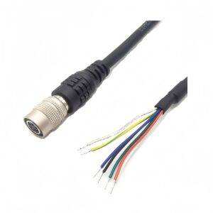 HRS HR10A-7P-6P 6Pin Female Industrial Camera I/O Trigger & Power Cable, Standard & High-Flex Drag Chain Versions