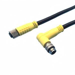 M8 A-Coded 2Pin 3Pin 4Pin 6Pin 8Pin Male 90° Connector Cable for Industrial Automation