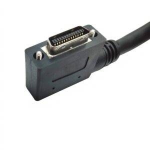 Camera Link MDR26 to MDR26 Right-Angle (Side-Exit) High-Flex Drag Chain Cable 3M(9.84ft), Base/Full Mode, PoCL, Industrial Machine Vision