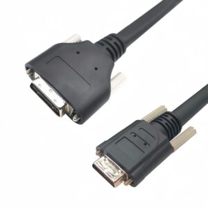 Camera Link MDR26 to SDR26 High-Flex Drag Chain Cable 3M(9.84ft), 5.44Gbps, Base/Full Mode, PoCL Industrial Machine Vision