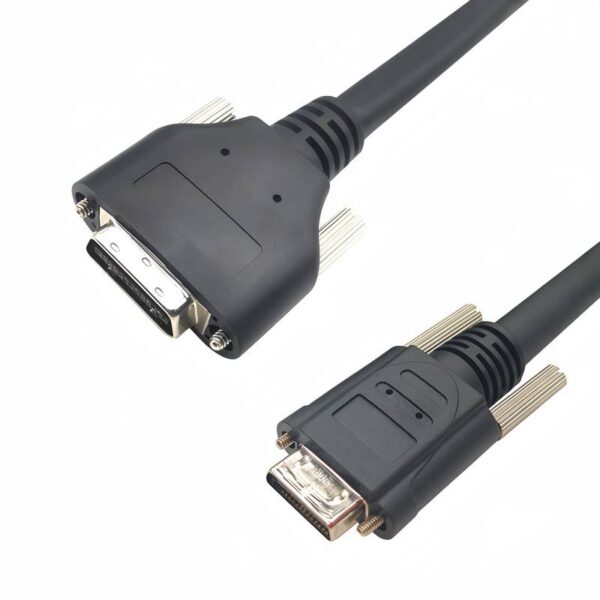 Camera Link MDR26 to SDR26 High-Flex Drag Chain Cable 3M(9.84ft), 5.44Gbps, Base/Full Mode, PoCL Industrial Machine Vision