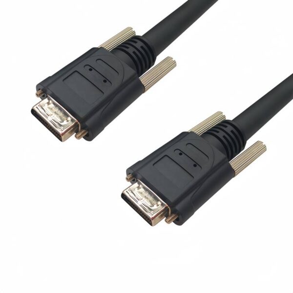 Camera Link SDR26 to SDR26 High-Flex Drag Chain Cable 3M(9.84ft), Base/Full Mode, PoCL, Long-Distance Industrial Machine Vision