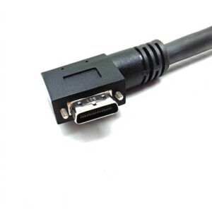 Camera Link SDR26 to SDR26 Right-Angle (Side-Exit) High-Flex Drag Chain Cable 3M(9.84ft), Base/Full Mode, PoCL, Industrial Machine Vision
