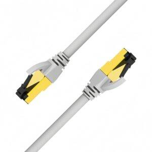 Industry-Rated Cat7 Ethernet Cable 26AWG S/FTP 0.3–20M with Anti-Bending 2000-Cycle Plug, 10Gbps, 600MHz, for Data Centers & Industrial Networks