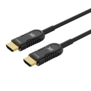 HDMI 2.1 Type A to Type A 10m(33ft) Active Optical Cable (Overmolded), 8K@60Hz and 4k@120Hz, 48Gbps, for Professional AV Installations