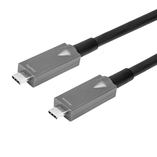 2 Lane USB 3.2 Gen 2x1 Type C- C full function Active Optical Cable with Screw