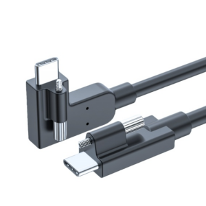 Angle USB4 Gen 3x2 Type C to Type C  Coaxial Cable