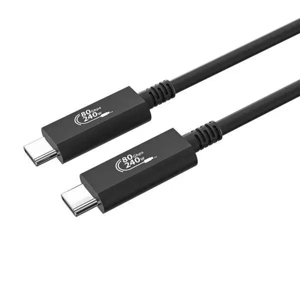Micro-Coaxial USB 4 80Gbps Type-C Cable